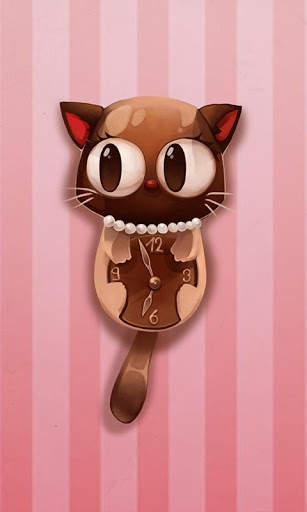 TicToc Cat Clock Demo 3 تصوير الشاشة