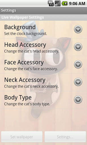 TicToc Cat Clock Demo 4 تصوير الشاشة