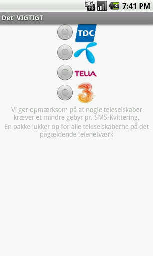 Det' VIGTIGT for Android screenshot 1