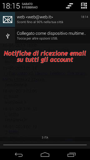 iMail multiaccount+notifiche screenshot 2