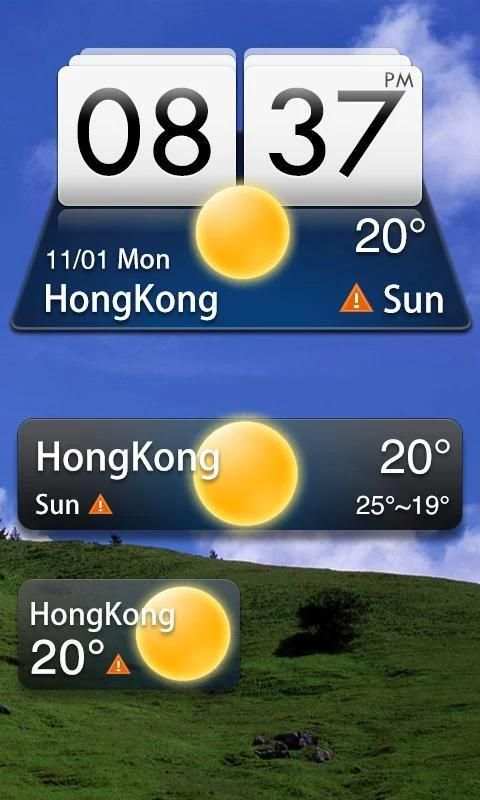 MIUI Style GO Weather EX स्क्रीनशॉट 2