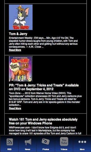 Tom and Jerry Tube Unofficial screenshot 4