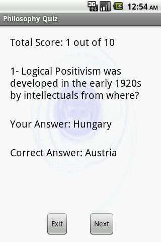 Philosophy Quiz screenshot 2
