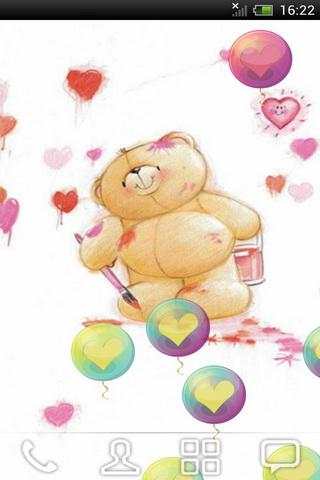 Cute Teddy Bear Live Wallpaper screenshot 5