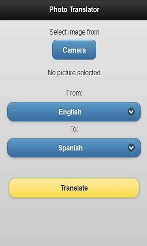 Photo Translator Free स्क्रीनशॉट 2