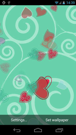 Candy Hearts Live Wallpaper screenshot 4