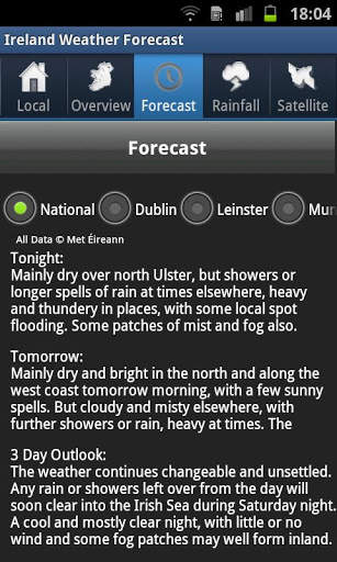 Ireland Weather Forecast скриншот 4