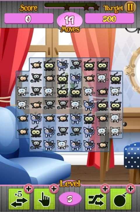 Kitty Crush 3 تصوير الشاشة