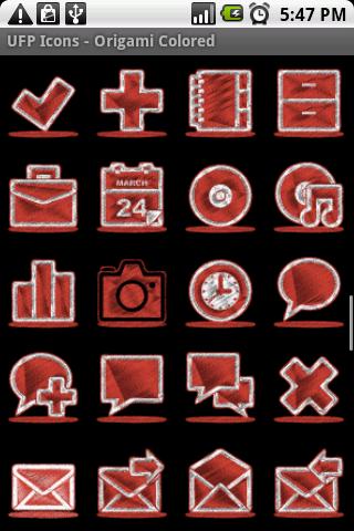 UFP Icons - Origami Colored screenshot 2