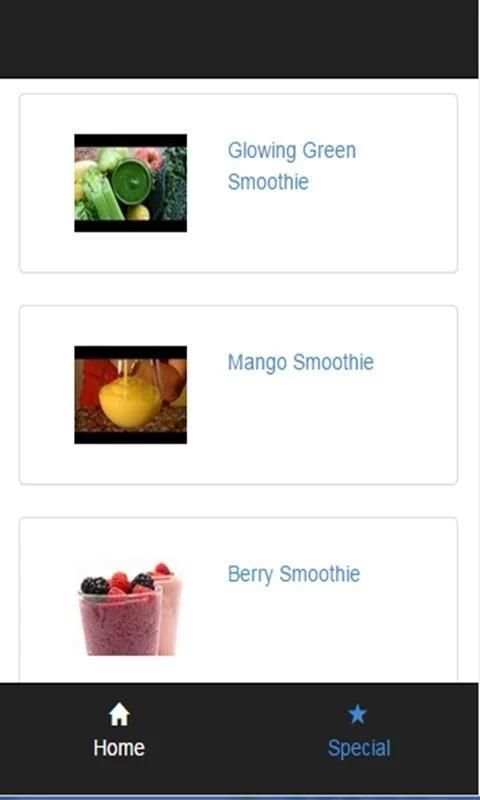 detox smoothie recipes screenshot 2