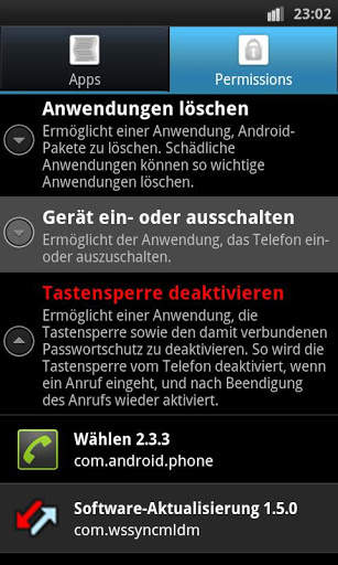 Permission Detector screenshot 2