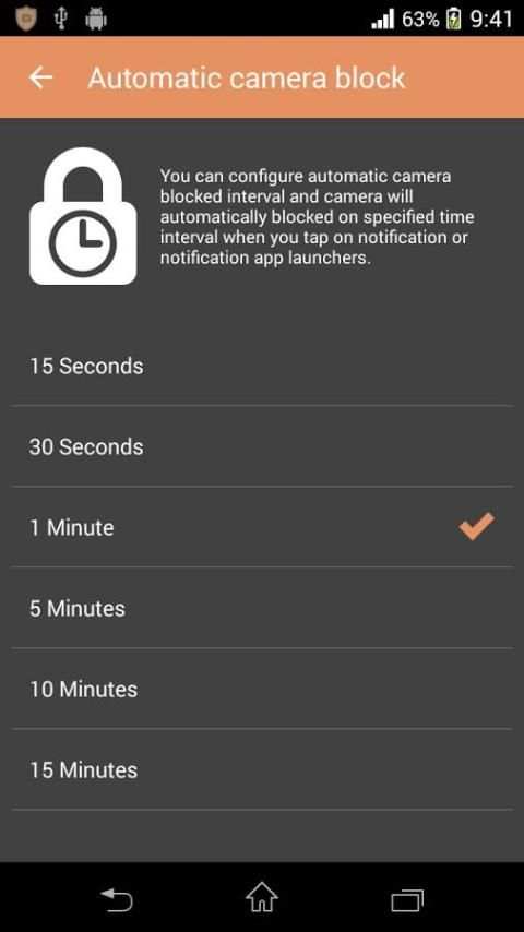 Camera Blocker - Anti Spyware screenshot 1