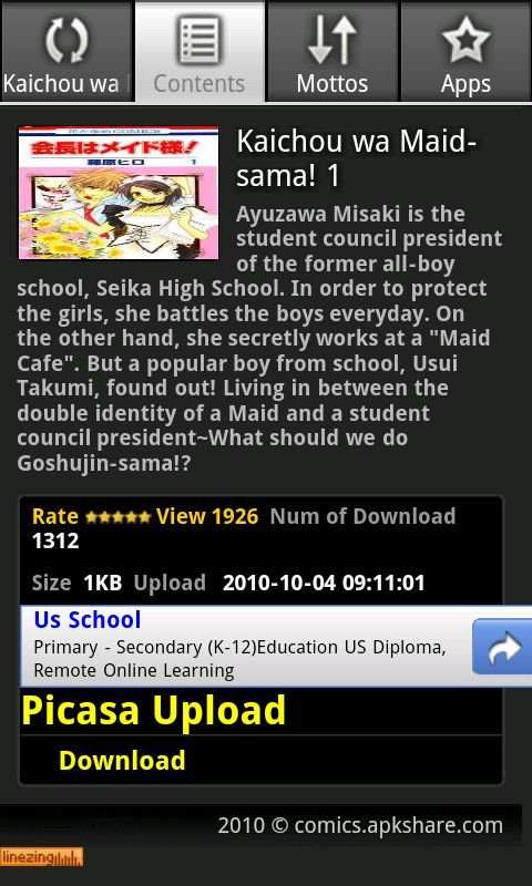Kaichou wa Maid sama screenshot 1