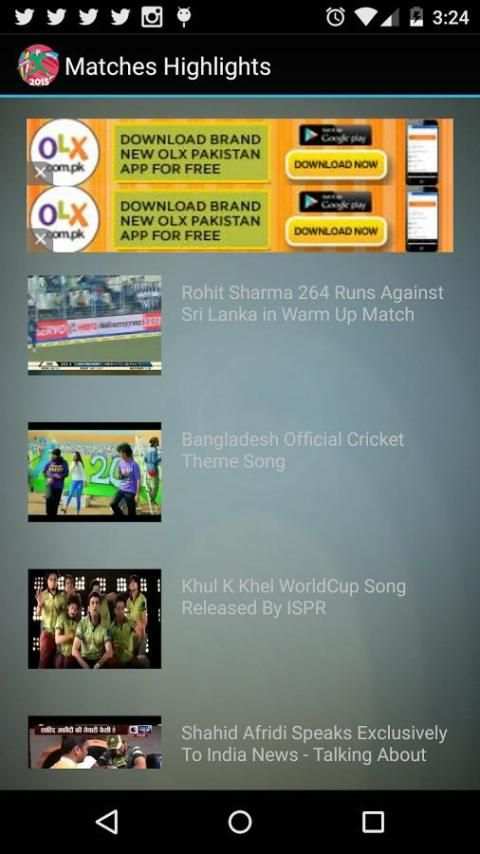 2015 Cricket World Cup screenshot 1