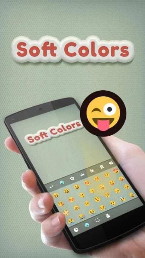 Soft Colors GO Keyboard Theme screenshot 4