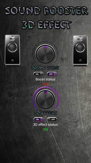 Speakers Booster + 3D effect icon