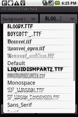 OG General Font Pack screenshot 1