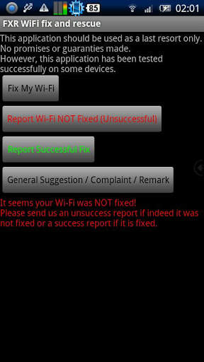 FXR WiFi fix and rescue screenshot 4