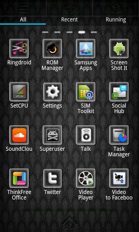 White &amp; Black GO Launcher EX screenshot 2