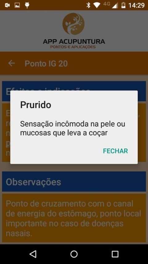 App Acupuntura Lite скриншот 5