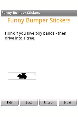 Funny Bumper Stickers screenshot 1