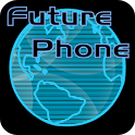 Future Phone Blue Theme Free icon