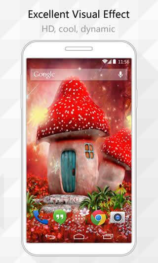 Fairy Mushroom Live Wallpaper screenshot 1