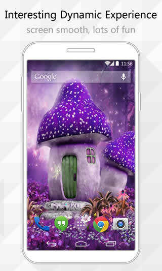 Fairy Mushroom Live Wallpaper screenshot 2