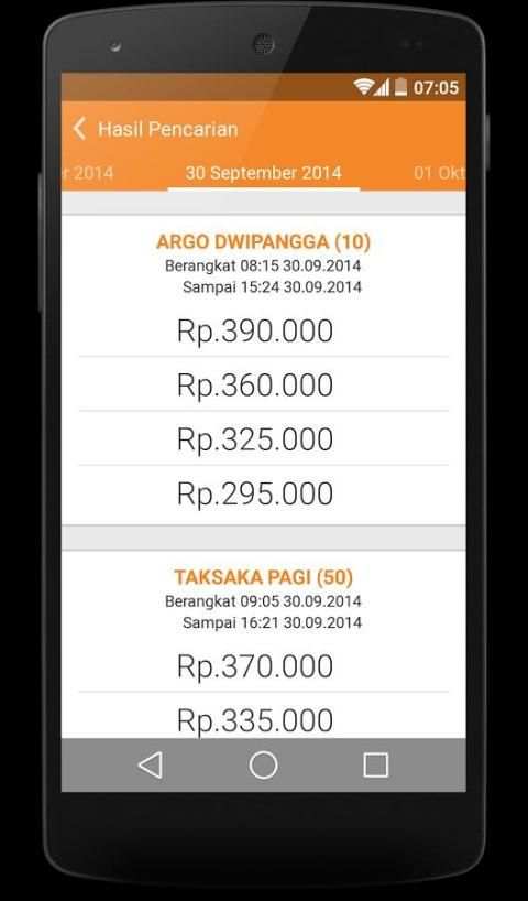 Sepoor - Tiket Kereta Api screenshot 5
