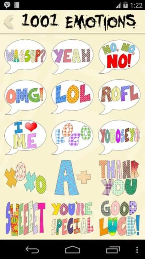 1001 Emotions 4 all text chats screenshot 3