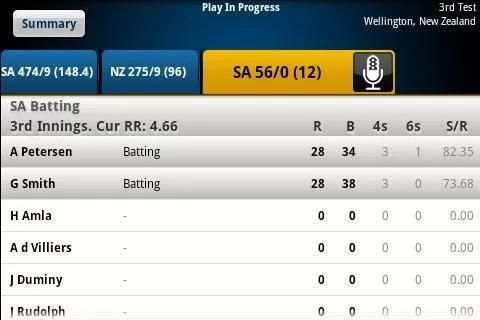 Yahoo Cricket screenshot 3