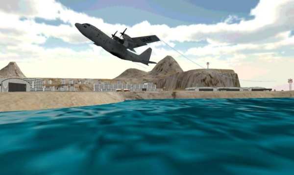 Flight Sim: Transport Plane 3D स्क्रीनशॉट 2