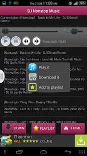 DJ Nonstop Music Player screenshot 1
