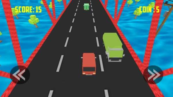 Blocky Cars: Smashy Road screenshot 3