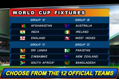 T20 ICC Cricket WorldCup 2012 Screenshot