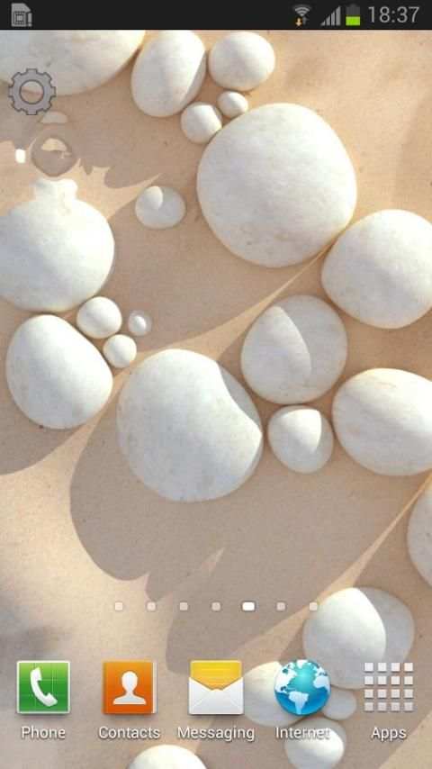 Galaxy S5 Sea Pebbles screenshot 1