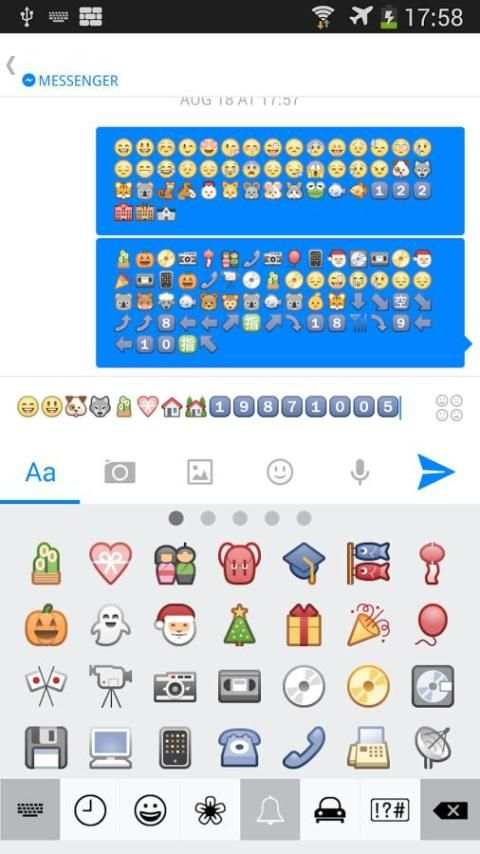 Emoji Keyboard for Facebook screenshot 3