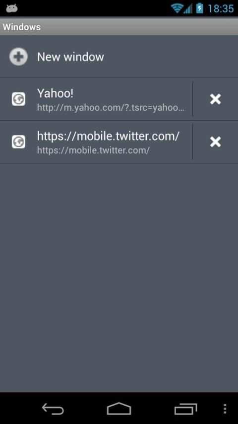 Light Browser screenshot 2