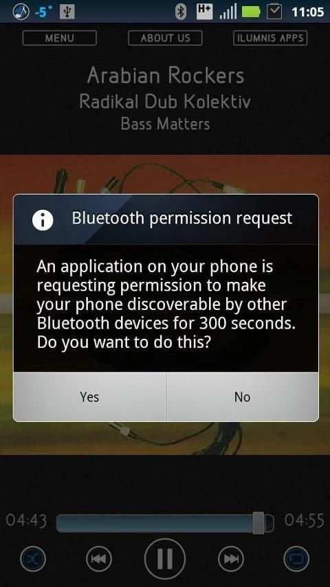 Bluetooth Music Player Free स्क्रीनशॉट 2