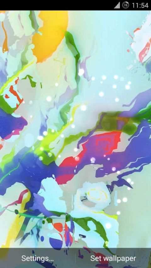 Note 4 Paint Live Wallpaper screenshot 3