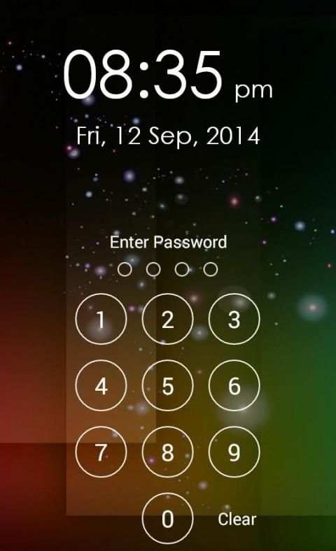 Keypad Lock Screen स्क्रीनशॉट 8