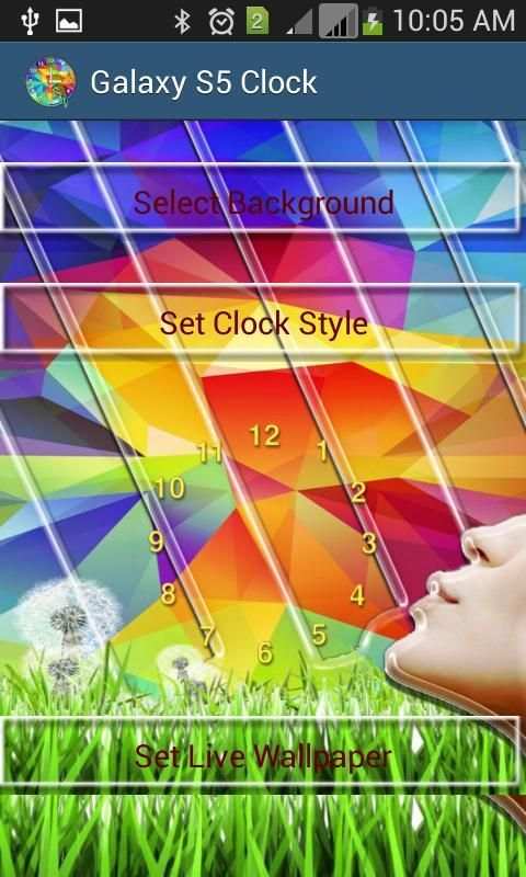 Galaxy S5 Clock screenshot 1