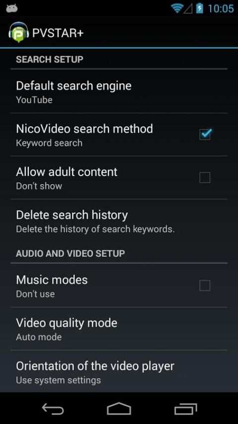 PVSTAR+ (YouTube Music Player) स्क्रीनशॉट 1