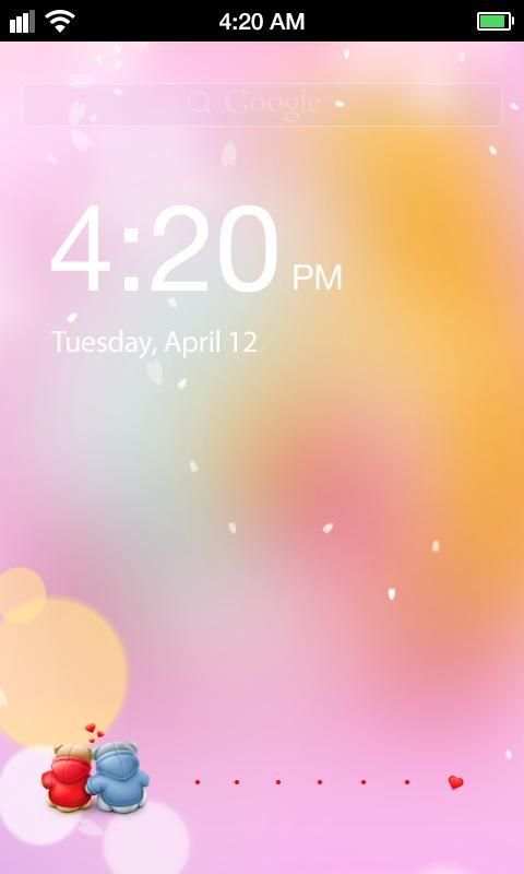 Sweet Lock Screen स्क्रीनशॉट 2