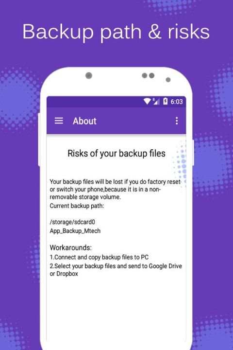 Apps Backup & Restore स्क्रीनशॉट 8