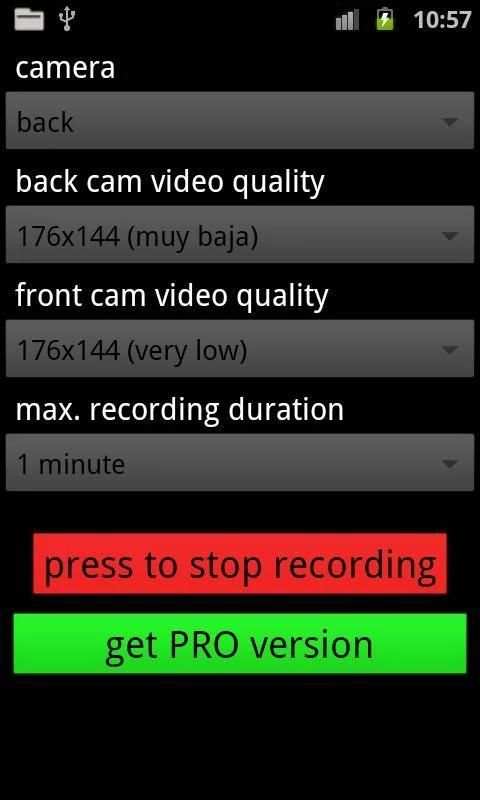 Spy Video Recorder screenshot 2