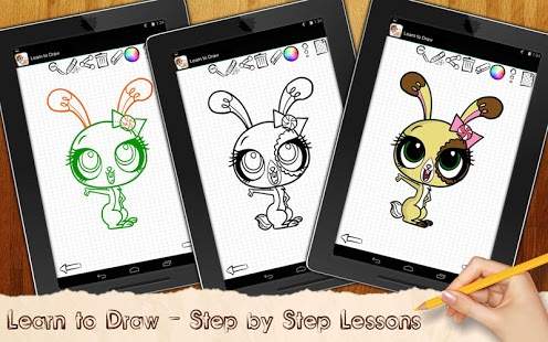 Нарисуем Littlest Pet Shop screenshot 9