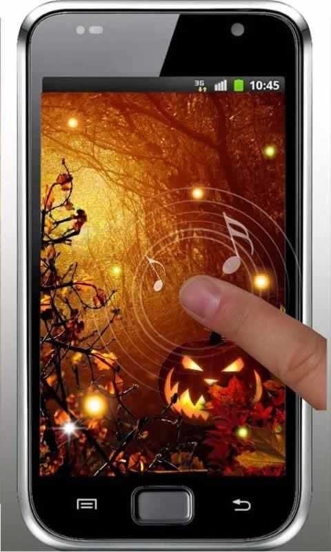 Halloween Fireflies HD LWP screenshot 1