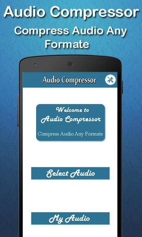 Audio Compressor 1 تصوير الشاشة