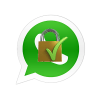 Lock for whatsapp icon